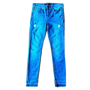 Harper Hailee skinny jeans 28 distressed raw hem